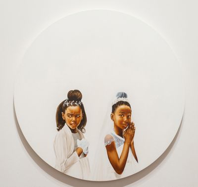 Exhibition view: Meleko Mokgosi, Acts of Resistance, Baltimore Museum of Art, Baltimore (2 May–11 November 2018).