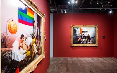 Exhibition view: Spectrosynthesis — Asian LGBTQ Issues and Art Now, Museum of Contemporary Art, Taipei (9 September–5 November 2017).