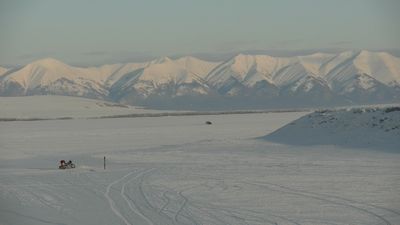 Tsagaannuur (White Lake), Northern Mongolia (December 2019).