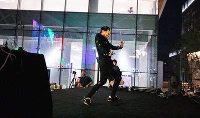 Performance view: Lu Yang, Electromagnetic Brainology, Powerlong Art Centre, Hangzhou (2018).