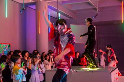 Lu Yang, "Smart RikuRiku" Returns to the TOP! Dance Battle, performance at RAM HIGHLIGHT 2018: Is It My Body?, Rockbund Art Museum, Shanghai (29 September–4 October 2018).