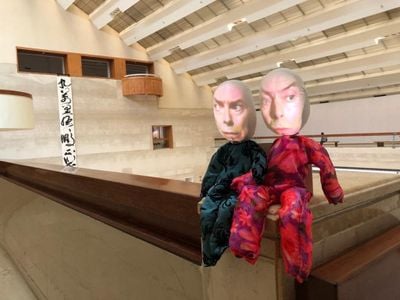 汤尼·奥斯勒，《我的朋友太空人》，2016。虚拟现实艺术装置。静帧截屏。图片提供：艺术家与立木画廊（纽约、香港、首尔及伦敦）。