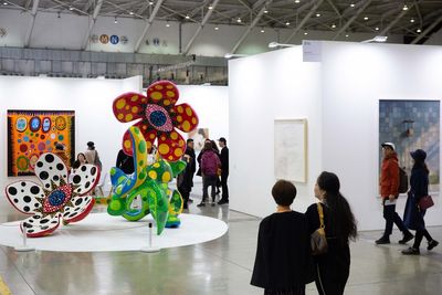 Yayoi Kusama, Flowers That Bloom at Midnight (2010 and 2016). Exhibition view: Ota Fine Arts, Taipei Dangdai (18–20 January 2019). Courtesy Taipei Dangdai.