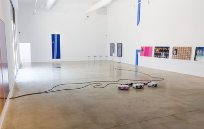 Exhibition view: Cory Arcangel & Olia Lialina: Asymmetrical Response, Art Projects Ibiza + Lune Rouge, Ibiza (20 June–16 December 2017).