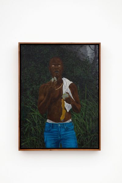 Cinga Samson, Ibhungane 14 (2019). Oil on canvas. 80 x 60 cm.