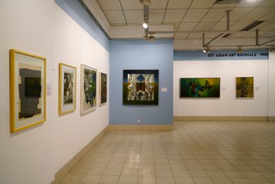 Exhibition view: Asian Art Biennale in Context, Dhaka Art Summit 2018, Shilpakala Academy, Dhaka (2–10 February 2018). Courtesy Dhaka Art Summit and Samdani Art Foundation. Photo: Pablo Bartholomew.