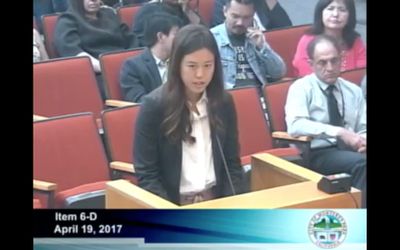 Monterey Park City Council Meeting, 19 April 2017. Courtesy Equitable Vitrines.