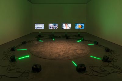 Exhibition view: Haroon Mirza, Ethnogens, Contemporary Art Gallery, Vancouver (13 January–19 March 2017). Photo: SITE photography.