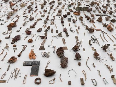 Objects transported from North Korea to China by defectors, collected by He Xiangyu.