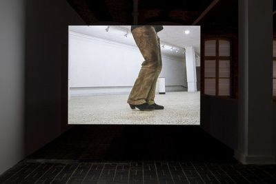 Hiwa K, Moon Calendar, Iraq (2007). Single-channel SD Video. Exhibition view: Don't Shrink Me to the Size of a Bullet, KW Institute for Contemporary Art, Berlin (2 June–13 August 2017).