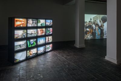 Exhibition view: Hiwa K, Don't Shrink Me to the Size of a Bullet, KW Institute for Contemporary Art, Berlin (2 June–13 August 2017).