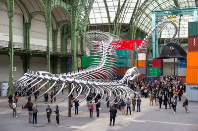 Huang Yong Ping, Empires (2016). 28.7 x 133 x 64.3 m. Exhibition view: Monumenta 2016, Grand Palais, Paris (8 May–18 June 2016). © ADAGP Huang Yong Ping.