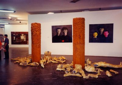 Exhibition view: Chinese Exhibition, 22nd International Biennial of São Paulo (12 October–11 December 1994). Courtesy Hanart TZ Gallery.