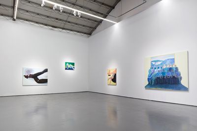 Works by Wang Xiaoqu on view as part of Condo Shanghai, AIKE hosting Peres Projects, Kopper Astner and Soy Capitán (7 July–26 July 2018). Courtesy AIKE.