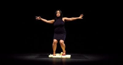 Melati Suryodarmo, Exergie—Butter Dance (2000). Documentation of performance. Courtesy the artist.