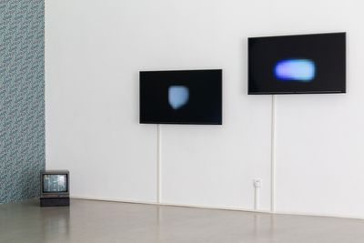 Pak Sheung Chuen, That Two Spots of Light (2006–16). 3 channel video installation. Exhibition view: Pak Sheung Chuen: That Light, Mirrored Gardens, Vitamin Creative Space, Guangzhou (17 December 2016–26 February 2017). Courtesy Vitamin Archive.