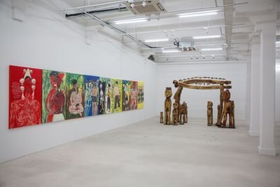Busui Ajaw, Ayaw Jaw Bah (2019). Exhibition view: Every Step in the Right Direction, Singapore Biennale 2019, Singapore Art Museum (22 November 2019–22 March 2020). Courtesy Singapore Art Museum.
