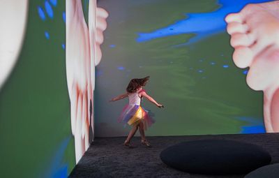 Pipilotti Rist, Another Body from the Lobe of the Lung Family (2009). Exhibition view: Pipilotti Rist: Sip My Ocean, Museum of Contemporary Art Australia, Sydney (1 November 2017–18 February 2018). © Pipilotti Rist.