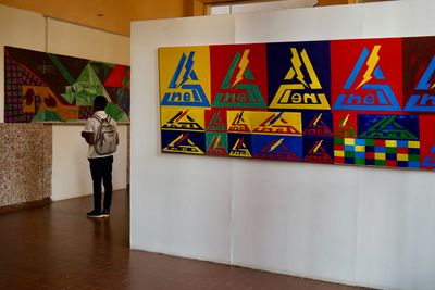 Hadassa Ngamba, Configurations (2019). Exhibition view: Lubumbashi Biennale, Lubumbashi (24 October–24 November 2019). Photo: © Julien De Bock.
