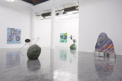 Exhibition view: Wang Shang, Dive Bomber, Antenna Space, Shanghai (4 August–16 September 2018). Courtesy Antenna Space.