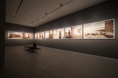 Exhibition view: Tracey Moffatt, My Horizon, curated by Natalie King, Australian Pavilion at the 57th International Art Exhibition, La Biennale di Venezia, Venice (13 May–26 November 2017). Photo: John Gollings.