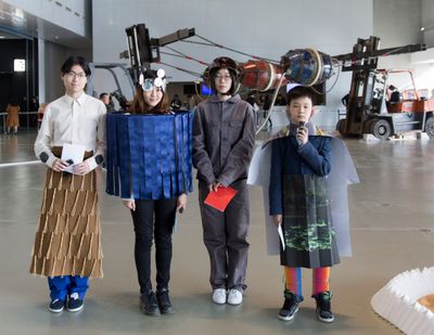 Verina Gfader, The Guests 做东 (2016). Performance view: 11th Shanghai Biennale, Power Station of Art, Shanghai (12 November 2016–12 March 2017). Photo: Jiang Wenyi.