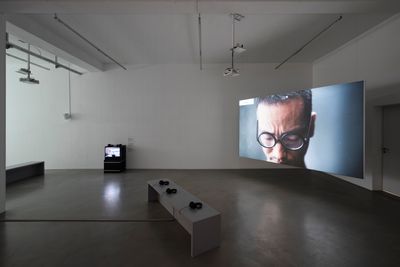 Jiang Zhi, Words (2018). Exhibition view: Episode I, Urban Explosion, The D-Tale, Video Art from the Pearl River Delta, Times Art Center Berlin (1 December 2018–12 January 2019). Courtesy Times Art Center Berlin. Photo: graysc.de.