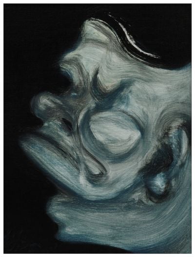 赵赵，《恶人》，2015。布面油画。25x35cm。图片提供：艺术家。