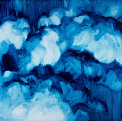 赵赵，《天空 No.25》，2013。布面油画，150x150cm。图片提供：艺术家。