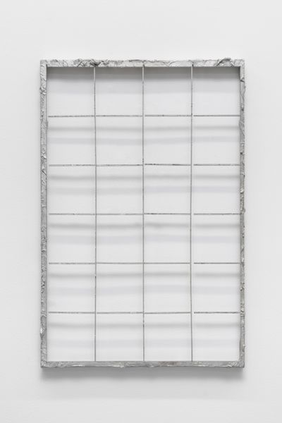 John Henderson, Window, Grille (2011/2020). Cut cast aluminium. 74.9 x 49.5 cm. © John Henderson.