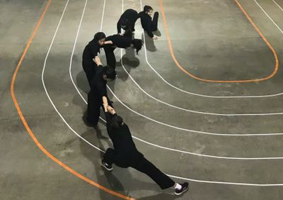 Moi Tran, The Circuit – A Movement Scenario (2018). Performance at Ovalspace London (25 January 2021).