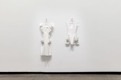 Yhonnie Scarce, Florey and Fanny (2012). Exhibition view: Missile Park, Australian Centre for Contemporary Art, Melbourne (27 March–14 June 2021).
