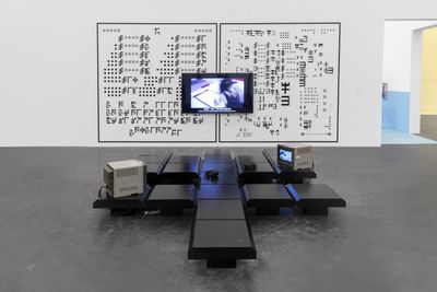 Angela Su, Cosmic Call (2020). Multi-media installation. Size variable. Exhibition view: Meditations in Emergency, UCCA Beijing (21 May–30 August 2020).