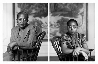 Dawoud Bey, Betty Selvage and Faith Speights (2012). Two inkjet prints. Gift of the Collectors Committee.