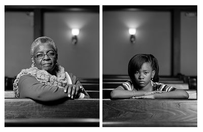 Dawoud Bey, Mary Parker and Caela Cowan (2012). Two inkjet prints. Gift of the Collectors Committee and Alfred H. Moses and Fern M. Schad Fund.