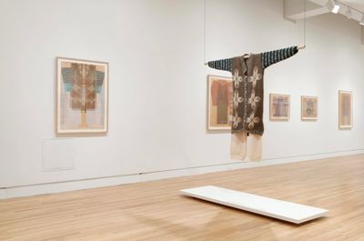 Exhibition view: Ellen Lesperance, Dress Codes: Ellen Lesperance and Diane Simpson, Frye Art Museum, Seattle (21 September 2019–5 January 2020).