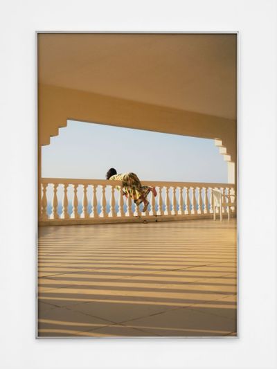 Farah Al Qasimi, Fish Sandals (2022). Archival inkjet print in aluminium artist's frame. 127 x 84 cm. Edition 1 of 5, 2AP. 127 x 84 cm.