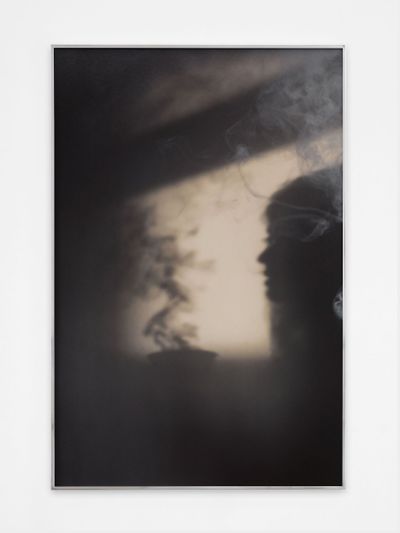 Farah Al Qasimi, Incense Smoke (2022). Archival inkjet print in aluminium artist's frame. Edition 1 of 5, 2AP. 127 x 84 cm.