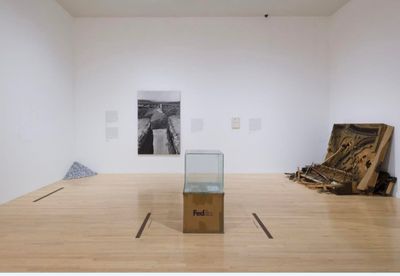 Exhibition view: Gala Porras-Kim, Open House, Museum of Contemporary Art, Los Angeles (7 October 2019–18 May 2020).