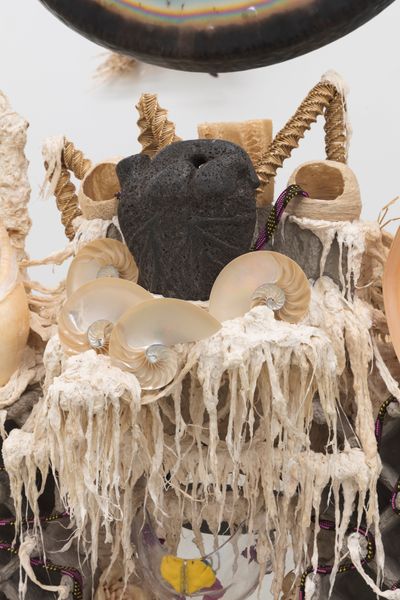 Guadalupe Maravilla, Disease Thrower #7 (2019) (detail). Henie Onstad Collection. Exhibition view: Seven Ancestral Stomachs, P·P·O·W, New York (26 February–26-March 2021).