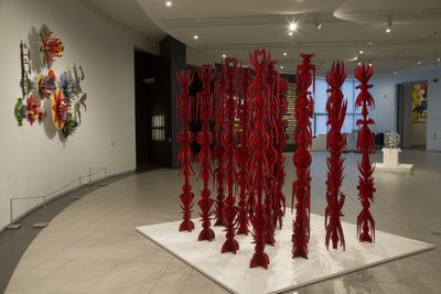 Exhibition view: 3rd National Indigenous Art Triennial: Defying Empire, National Gallery of Australia, Kamberri/Canberra (26 May–10 September 2017).
