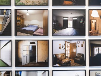 Hrair Sarkissian, 'Last Seen' (2018–2021). Series of 50 archival inkjet prints, embossed. 40 x 50 cm each. Exhibition view: The Other Side of Silence, Bonniers Konsthall, Stockholm (27 April–19 June 2022).