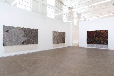 Exhibition view: Igshaan Adams, skarrelbaan, blank projects, Cape Town (12 February–19 March 2022).