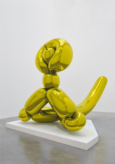 Jeff Koons, Balloon Monkey (Yellow) (2006–2013). Collection of the artist. © Jeff Koons. Photo: Prudence Cuming Associates.