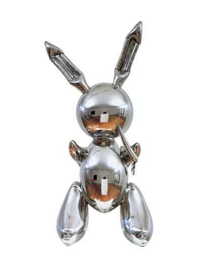 Jeff Koons, Rabbit (1986). Private Collection. © Jeff Koons. Photo: Fred Scruton.