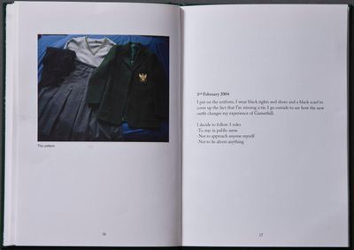 Pilvi Takala, Event on Garnethill (2005). Artist's book, 32 pages, edition of 200.