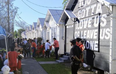 Rick Lowe, Project Row Houses, Houston (1993–2018). Social sculpture conceived in collaboration with James Bettison, Bert Long, Jr., Jesse Lott, Floyd Newsum, Bert Samples, and George Smith. © Rick Lowe Studio.
