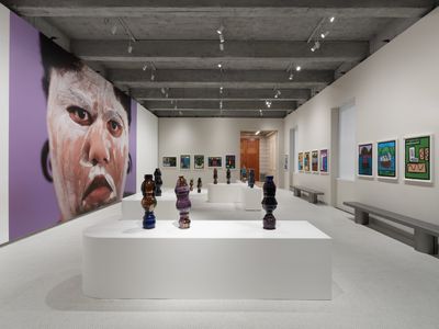 Exhibition view: Shawanda Corbett, To the Fields of Lilac, Studio 94, New York (19 January–5 March 2022).