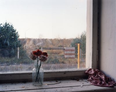 Tomoko Yoneda, Window I, Soviet Border Guardhouse, Saaremaa Island, Estonia, from the series 'After the Thaw' (2004).