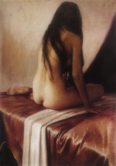 Wang Gongxin, Untitled (1983). Practice in class.